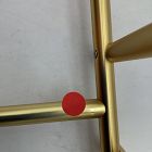 Open Box: Modern Overhang Bathroom Rail Shelf - Antique Brass