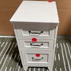 Open Box: Parker Marble Nightstand (21") - Black, Champagne Bronze