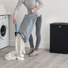 Tota Carbon Steel and Cotton Hamper 