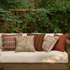 Outdoor Abstract Botanical Pillow