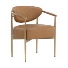 Ximena Vegan Leather Dining Arm Chair