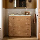 Pierce &amp; Ward Burl Wood Single Bathroom Vanity (24"&ndash;36")