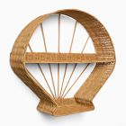 Shell Rattan Shelf (25")