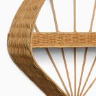 Shell Rattan Shelf (25")