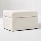 Olivia Slipcover Storage Ottoman
