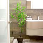 Faux Potted Minimalist Enkianthus Tree