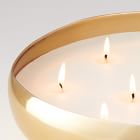 Oversized Metal Candle - Oud and Amber