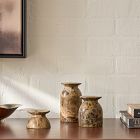 Marbled Stone Taper Holders