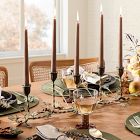 Theron Metal Botanical Candleholders