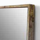 Stone Veneer Floor Mirror