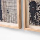Embroidered Lines Wall Art
