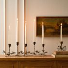Theron Metal Botanical Candleholders