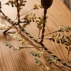 Theron Metal Botanical Candleholders