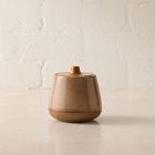 Salt Fire Glaze Stoneware Sugar Canister