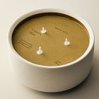 West Elm Homescent Triple Wick Candle - Cypress Moss