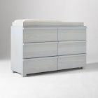Billie 6-Drawer Wide Dresser with Removable Topper (55")
