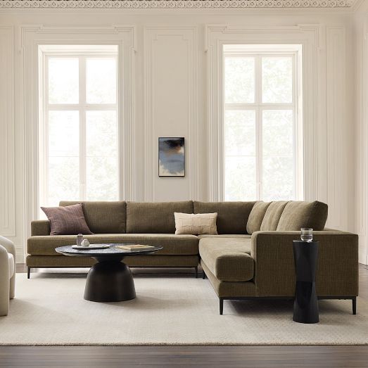 Landon 3-Piece L-Shaped Sectional (102"-122") by West Elm
