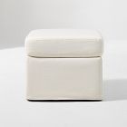 Olivia Slipcover Storage Ottoman