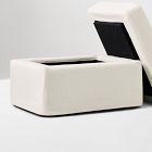 Olivia Slipcover Storage Ottoman