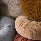 Classic Cotton Velvet Tufted Round Pillow