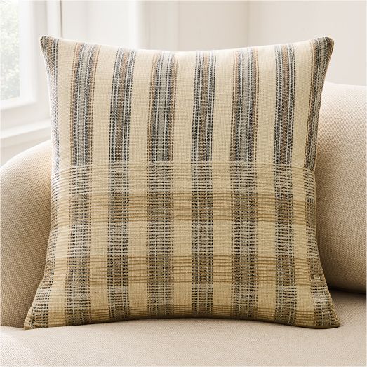 Overlaid Stripe Pillow Cover by West Elm