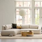 Aviana 3-Piece Bumper Chaise Sectional (122")