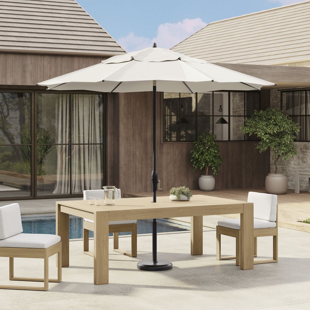 Round Outdoor Market Umbrella (9') by West Elm
