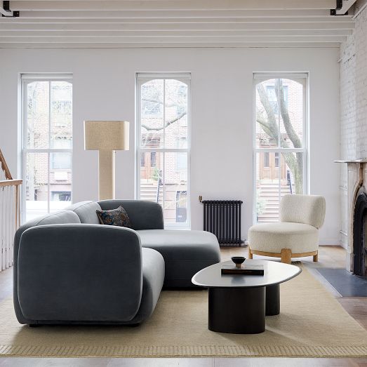 Osborn 2-Piece Double Wide Chaise Sectional (121") by West Elm