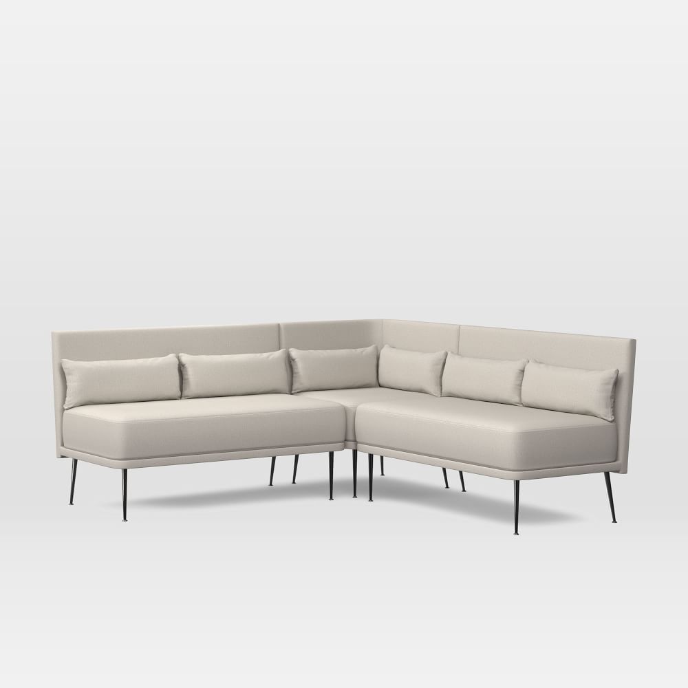 Modern 3-Piece Banquette - Large by West Elm