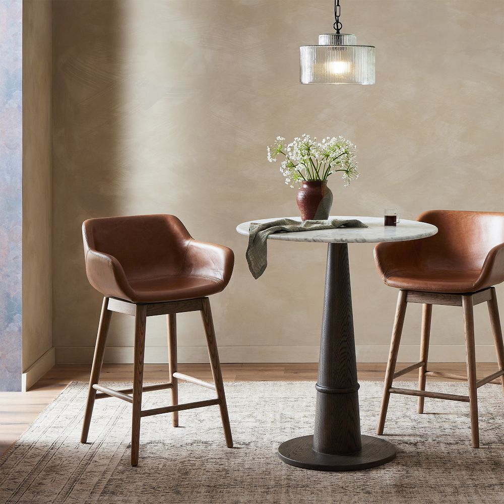 Badr Swivel Bar & Counter Stools by West Elm