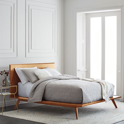 Mid-Century Platform Bed