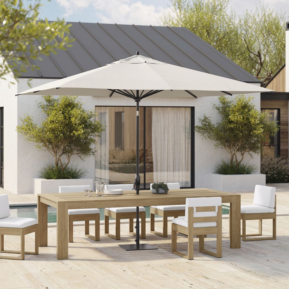 Rectangular Outdoor Umbrella (8' x 10') by West Elm