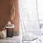 Sheer Abstract Glass Curtain