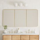 Sphere &amp; Stem 3-Light Sconce (24")