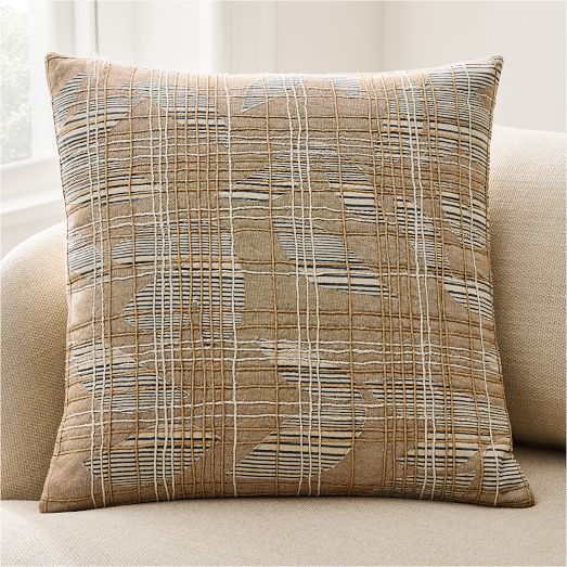 Optic Floral Pillow Cover by West Elm