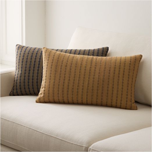 Silk Woven Geo Pillow Cover by West Elm