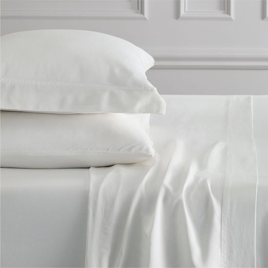 west elm Silky TENCEL シーツセット キング Silky TENCEL Sheet Set & Pillowcases | West Elm