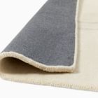 Colorblock Shine Wool Rug
