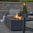 Rutland Rectangle Steel Fire Pit Table (42"&ndash;70")