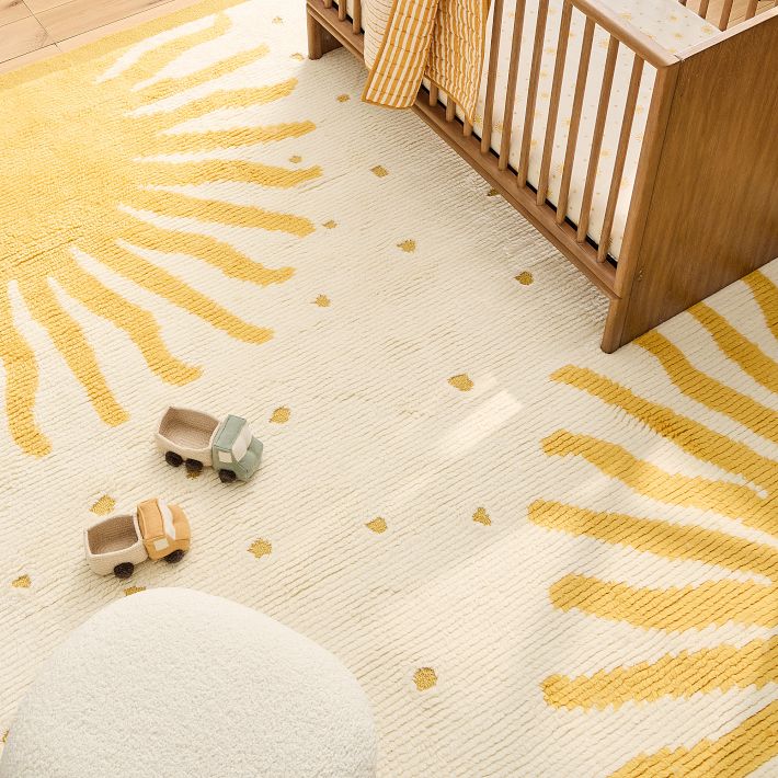 Sunshine Shag Rug – 100% Wool, Hand Tufted | West Elm