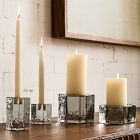 Cast Glass Taper Holders