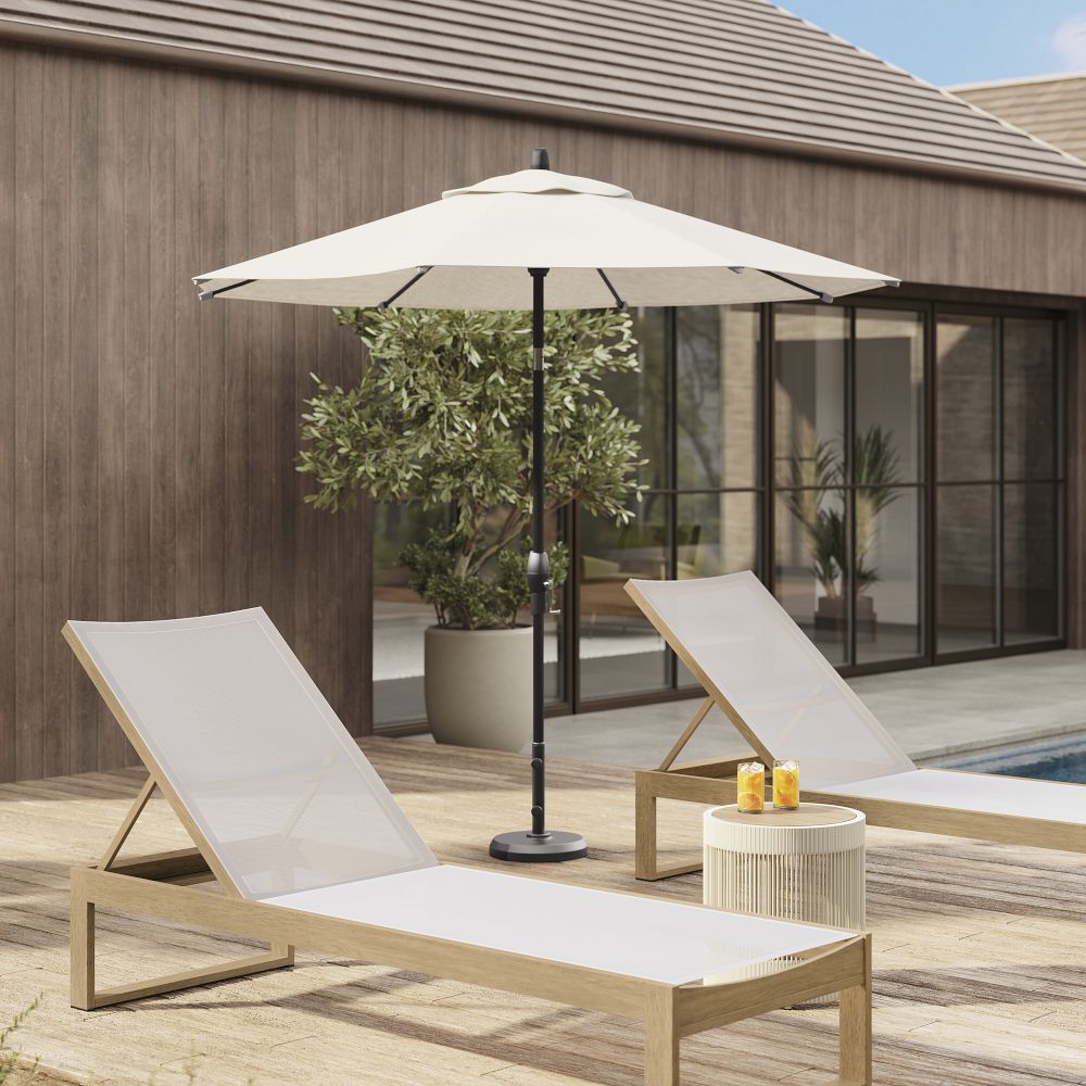 Round Outdoor Market Umbrella (7.5') by West Elm