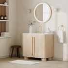 Round Light-Up Vanity Mirror (30")