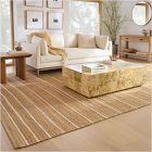 Graduated Stripe Jute Rug