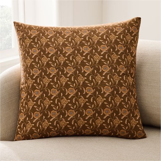 Mini Floral Vine Pillow Cover by West Elm