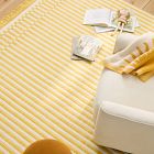 Woven Stripe Wool Rug