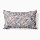 Floral Slub Pillow Cover &amp; Throw Set