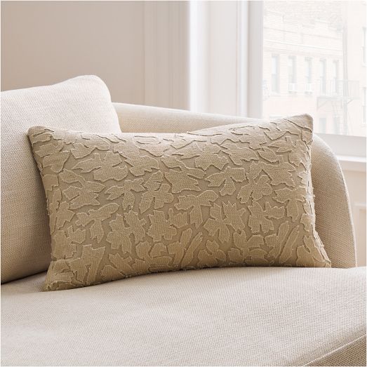 Cut Floral Pillow Cover by West Elm