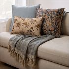 Cool Florals Pillow Cover &amp; Throw Set