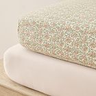 Pink Chicken Floral &amp; TENCEL™ Modal Crib Fitted Sheet Bundle (Set of 2)
